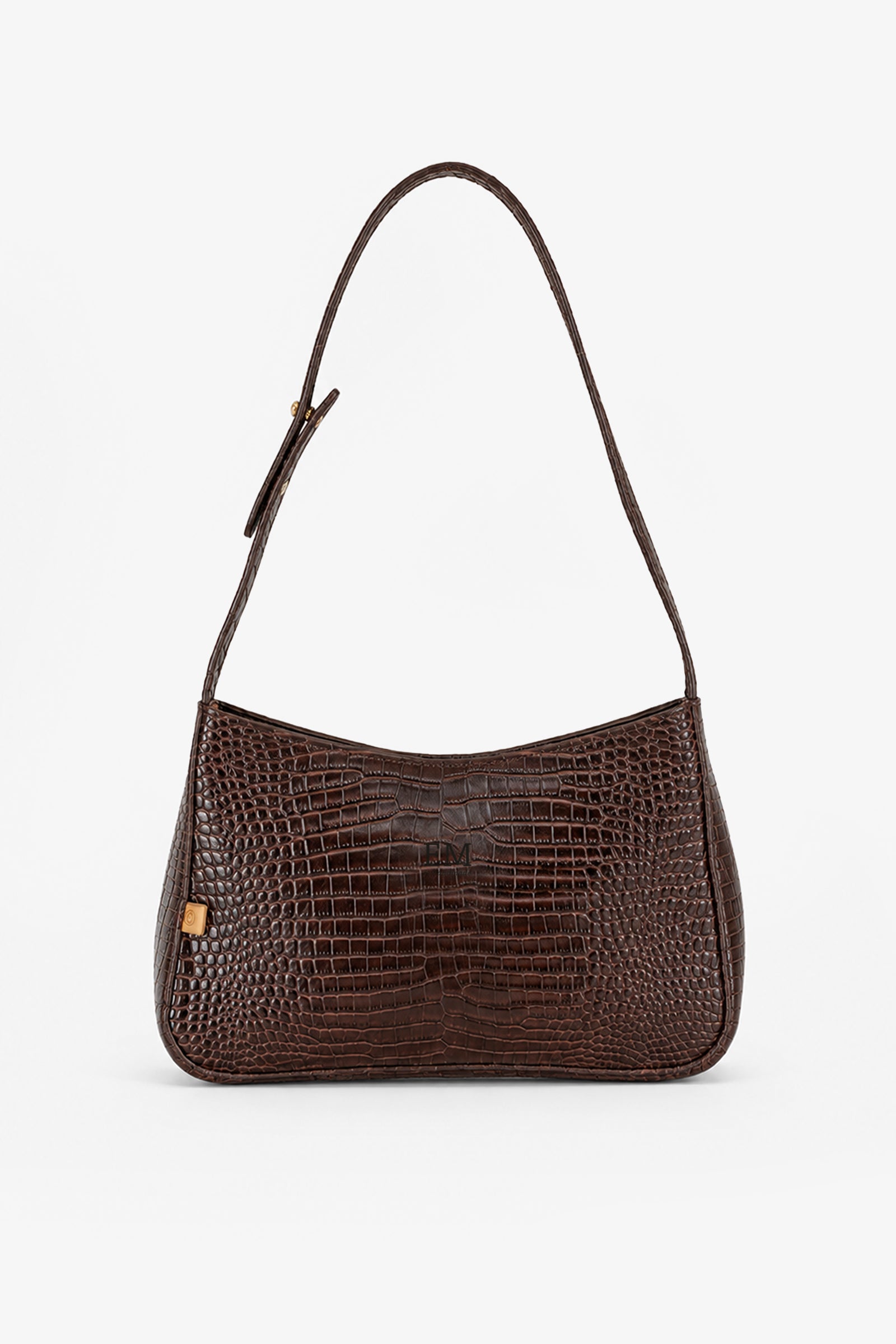 PRE-ORDER Cartera N.35 - Chocolate Croco