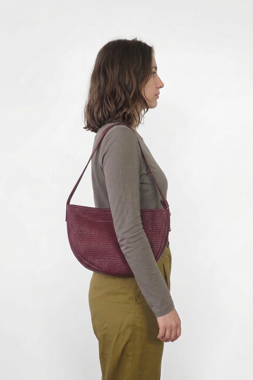 PRE-ORDER Cartera N.46 - Burdeo Trenzado