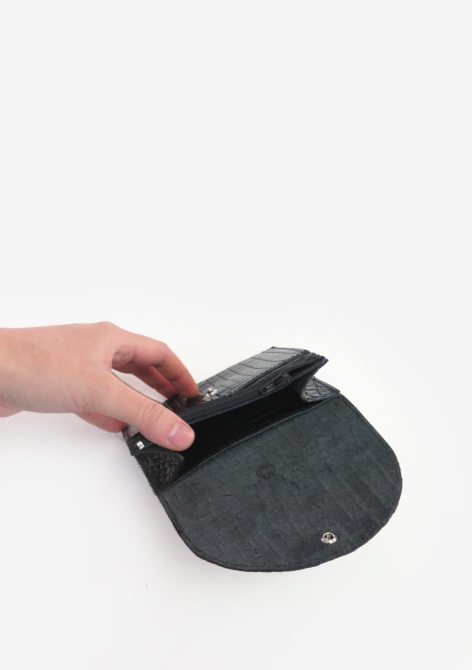PRE-ORDER Billetera N.4 - Negro Croc