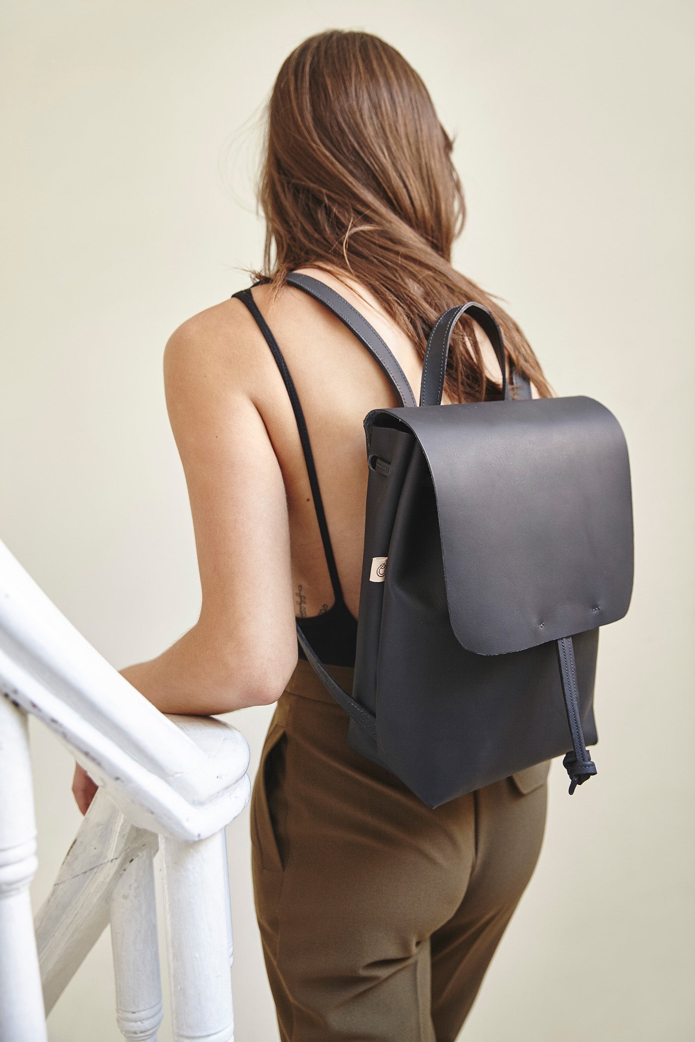 Mochila N.1 Med - Negro Grueso Opaco