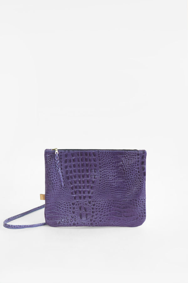 Cartera N.7 - Lavanda Croc