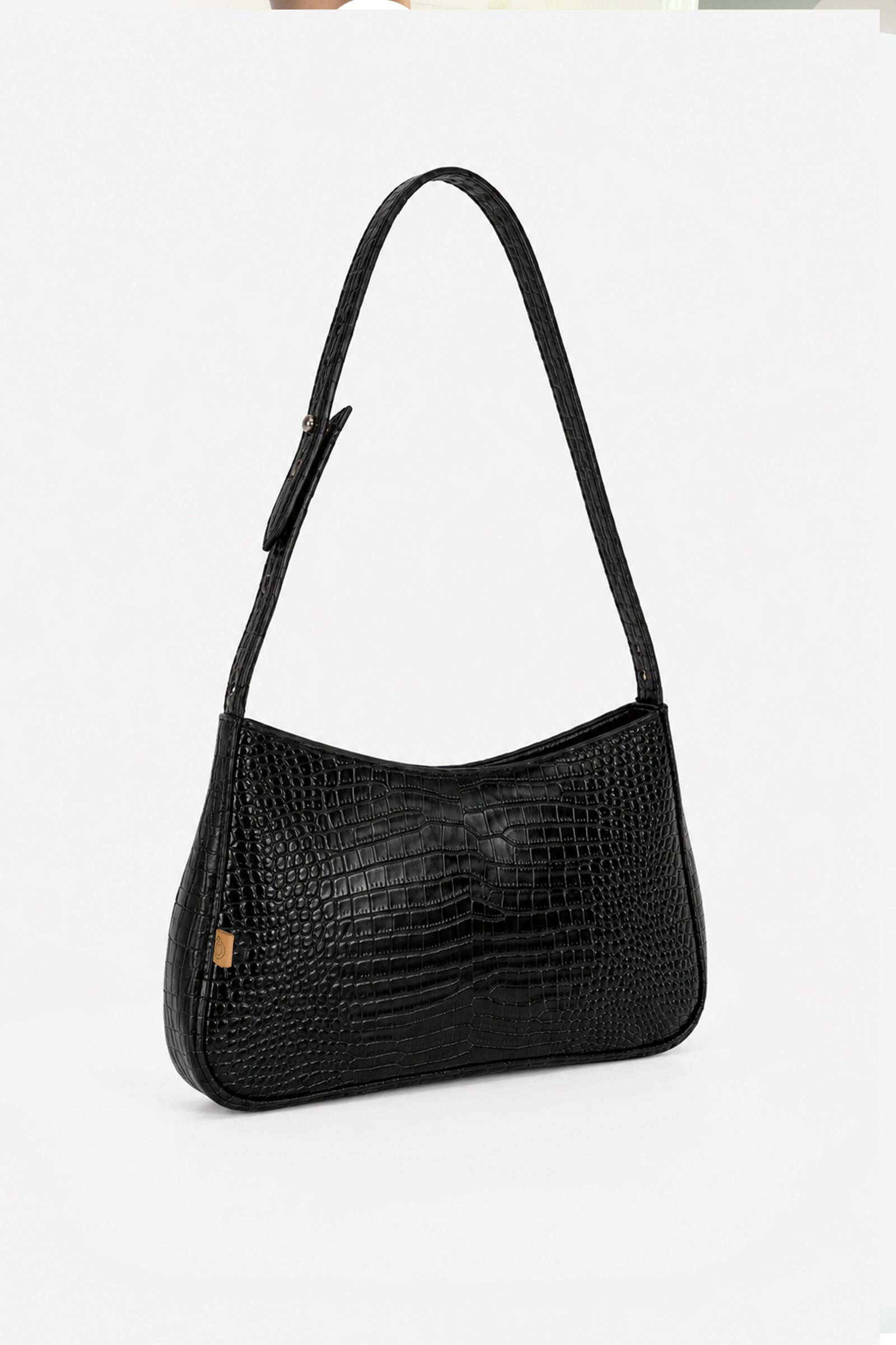 PRE-ORDER Cartera N.35 - Negro Croc