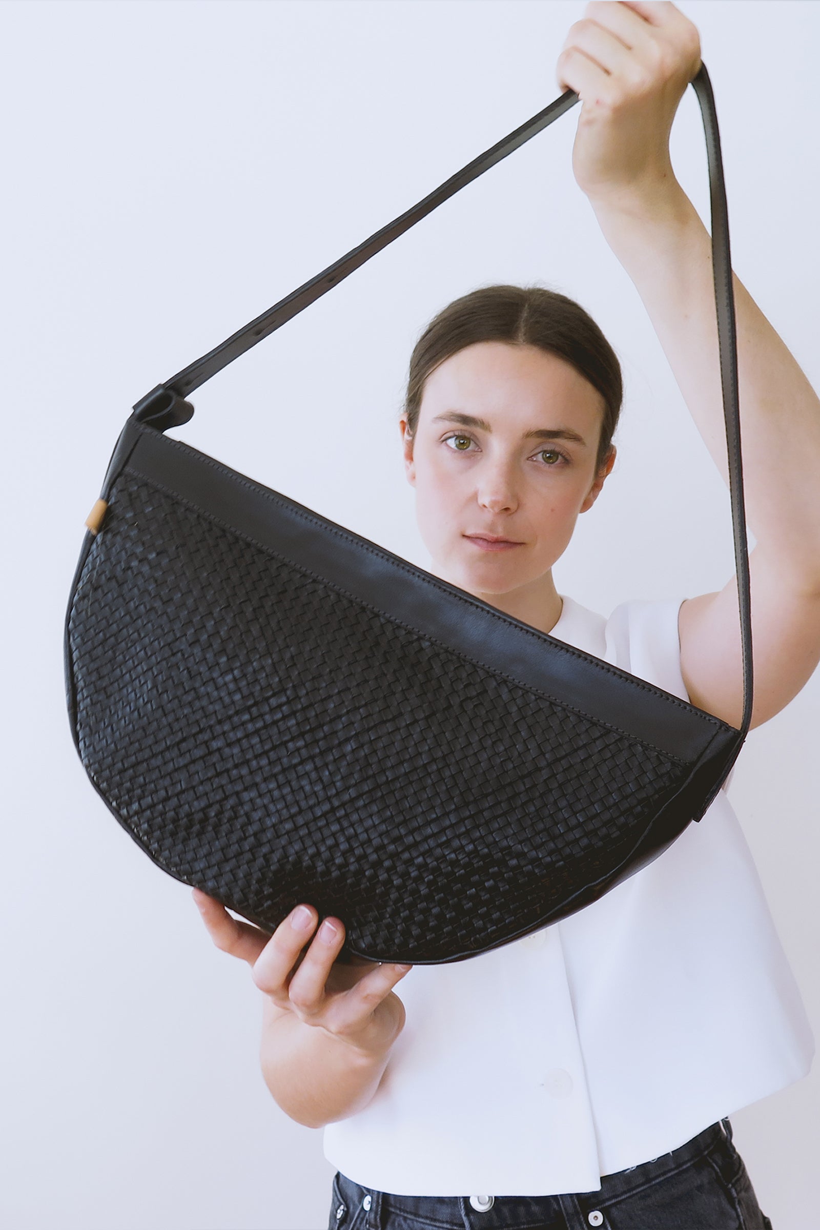 Cartera N.46 - Negro Trenzado