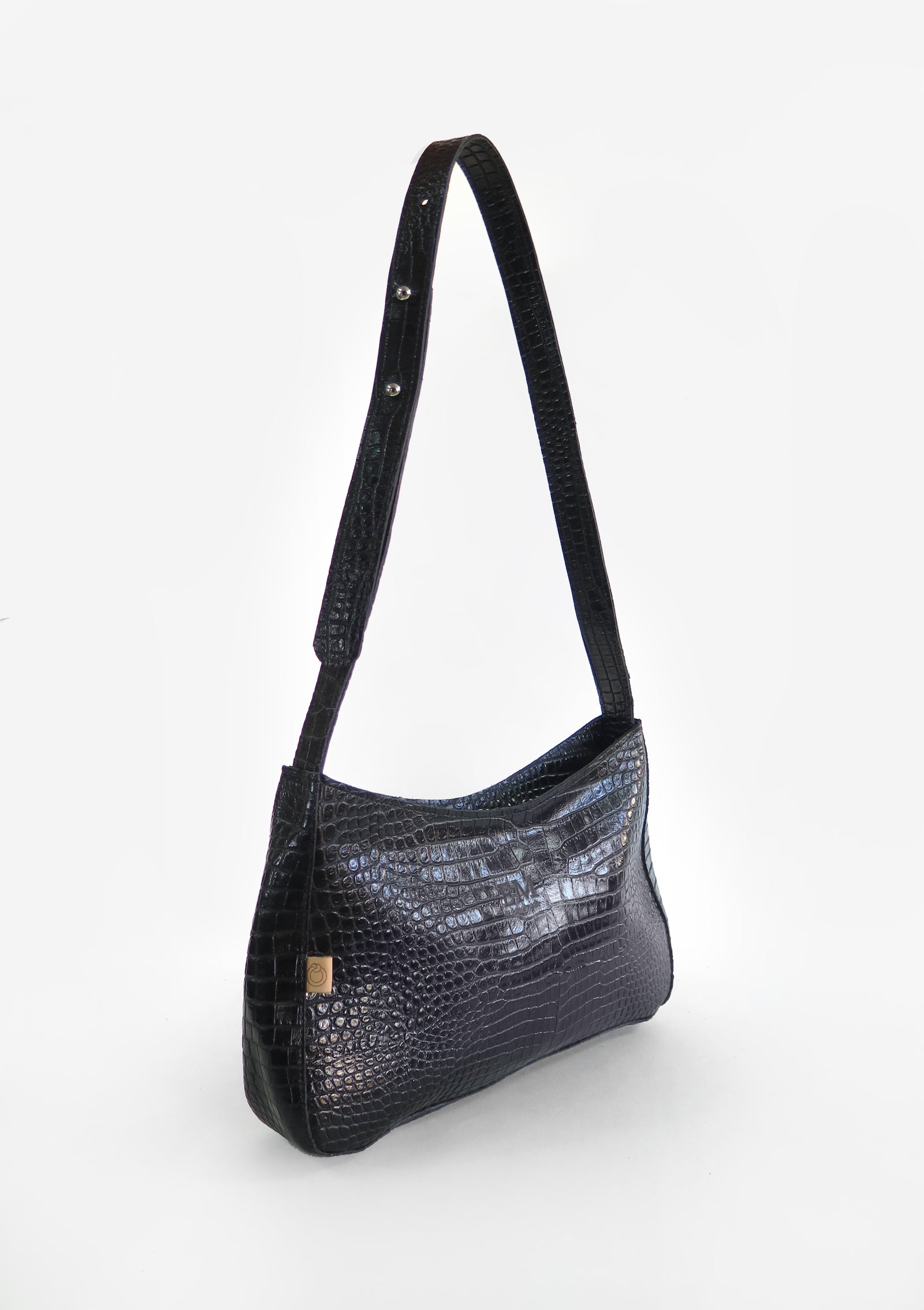 PRE-ORDER Cartera N.35 - Negro Croc